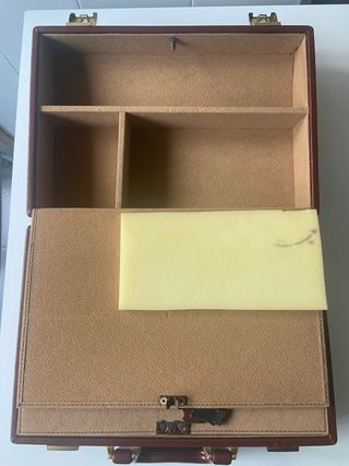 Maletín médico polipiel marrón