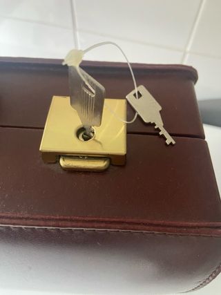 Maletín médico polipiel marrón