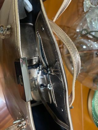 Bolso Adolfo Dominguez Línea U Dorado