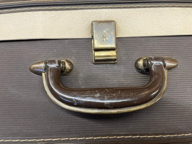 Maleta Gladiator Años 60 Beige/Gris