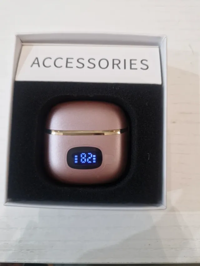 Auriculares Inalambricos Oro Rosa