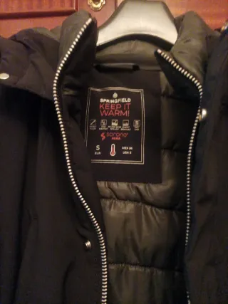 Chaqueta anorak hombre negra