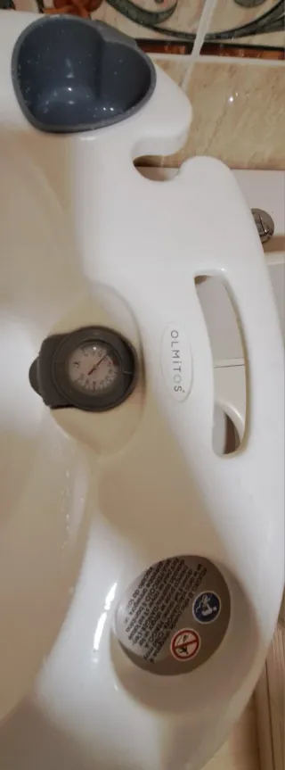 Bañera bebé con adaptador