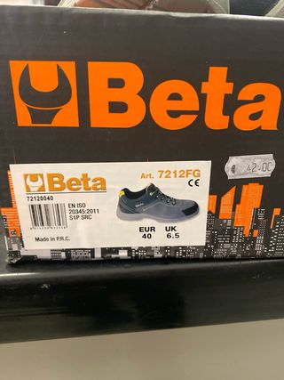 Scarpe antinfortunistiche Beta 7212FG – basse, tra