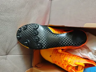 Zapatillas Puma Clavos Correr Naranja/Amarillo