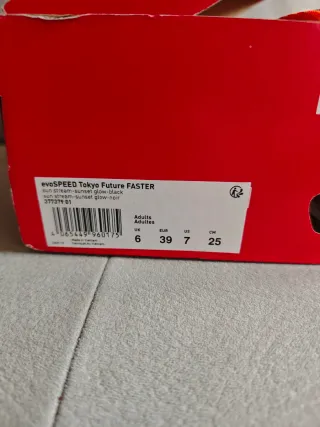 Zapatillas Puma Clavos Correr Naranja/Amarillo