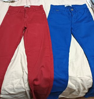 Pack de 2 vaqueros.Precio por lote. Vaquero azul.
