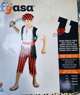 Costume Pirata Bambino 10 anni