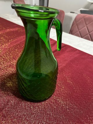 Caraffa in vetro anni '60 vintage