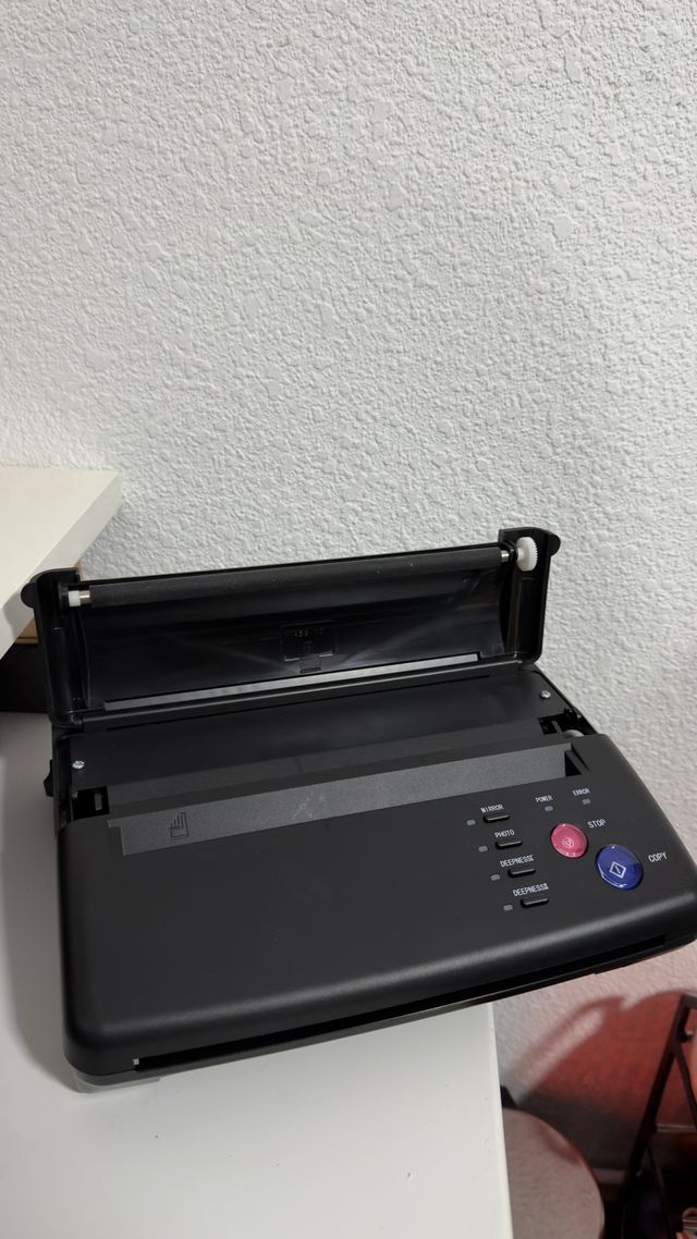 Termo copiadora para tatuajes