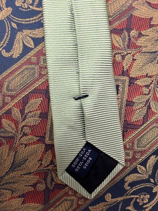 Corbata Faconnable Verde y Multicolor