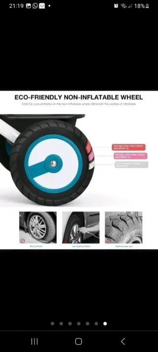 Triciclo infantil blanco y azul