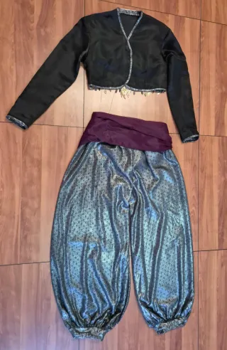 Disfraz Mil y Una Noches artesanal.