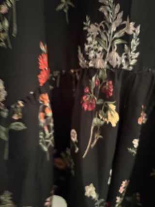 Vestido Zara Estampado Flores Talla M