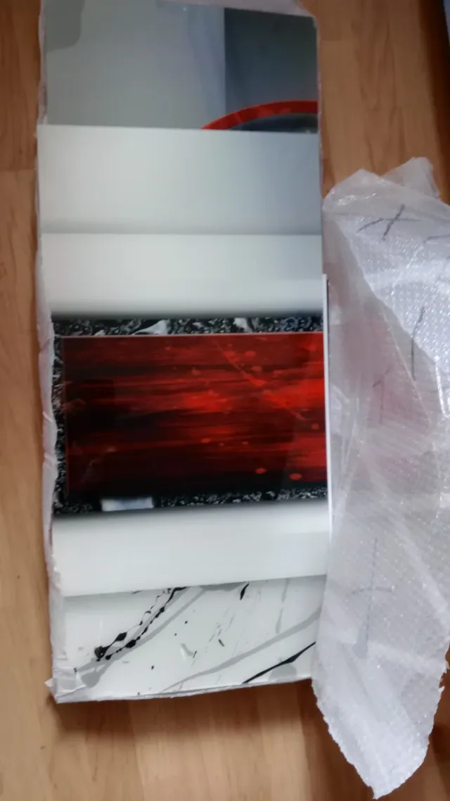 Decoración de pared de cristal 2 piezas iguales