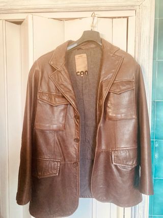 Giacca in vera pelle Conbipel vintage