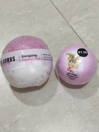 Bombas de baño Energizing Passion Fruit y PS
