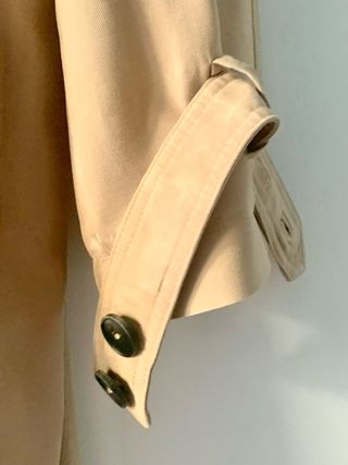Gabardina Zara Beige Talla M