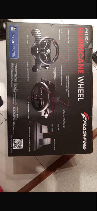 Volante PS4 con pedales + Playseat