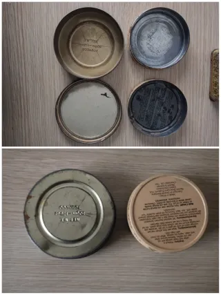 LOTE 6 LATAS ANTIGUAS