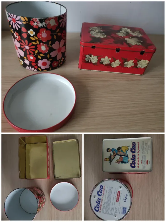 LOTE 6 LATAS ANTIGUAS