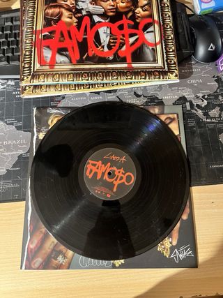 Vinile Sfera Ebbasta Famoso Autografato