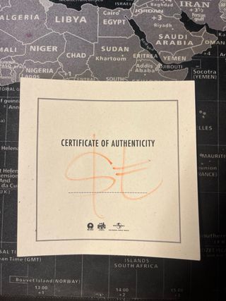 Vinile Sfera Ebbasta Famoso Autografato