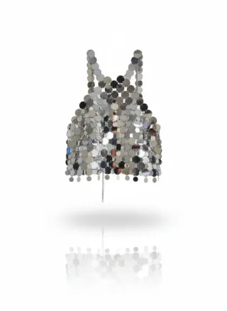 Top Lentejuelas Plata