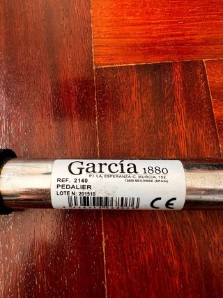 Pedales Garcia 1880 ejercicio