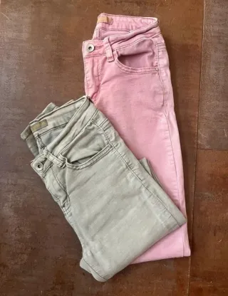 Lote pantalones niña talla 10-12 y XS