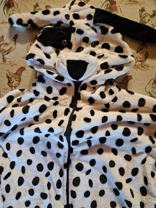 Tuta pigiamone dalmata costume carnevale
