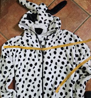 Tuta pigiamone dalmata costume carnevale