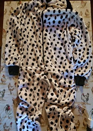 Tuta pigiamone dalmata costume carnevale