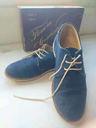 Zapatillas comunión azul marino T36