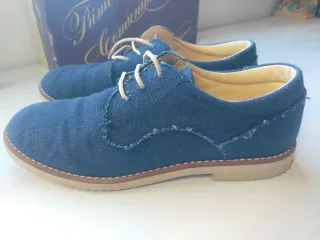 Zapatillas comunión azul marino T36