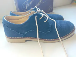 Zapatillas comunión azul marino T36