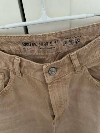 Pantalón Coleccion Rita Ora Beige Talla 38
