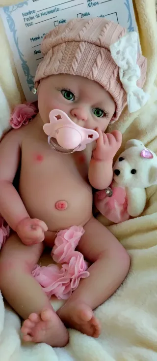 Bebé Reborn Silicona 39cm