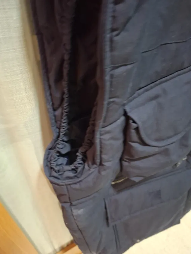 Chaleco acolchado hombre azul