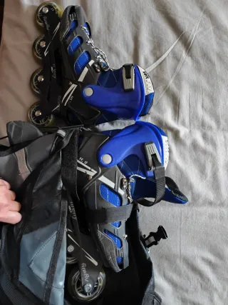 Patines en línea Firefly con mochila