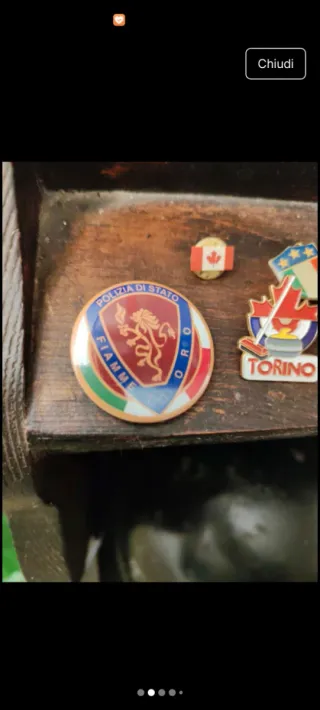 4 Spillette commemorative Olimpiadi Torino 2006