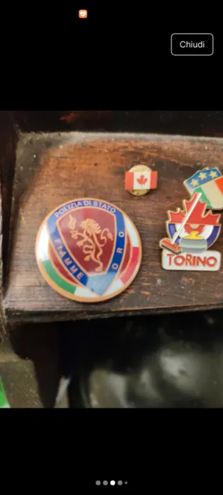 4 Spillette commemorative Olimpiadi Torino 2006