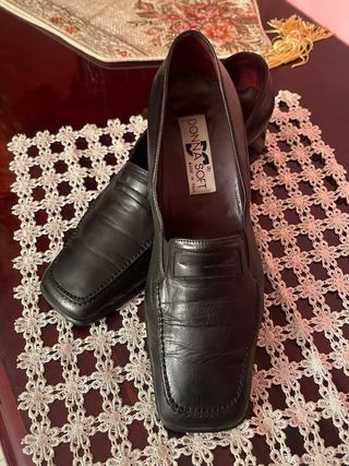 Scarpe Donna Soft tacco basso vera pelle