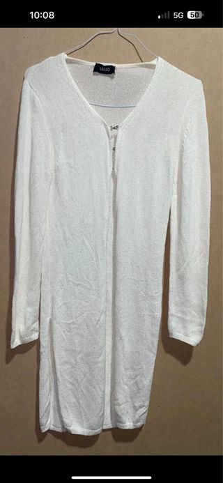 Cardigan lungo Liu Jo beige