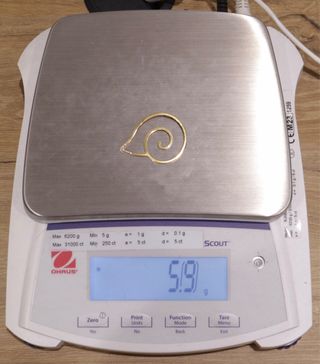 COLGANTE EN ESPIRAL, ORO 18K/5.9g