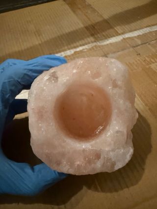 Portacandela Sale Rosa Himalaya