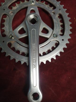 Juego Platos y Bielas Solida .