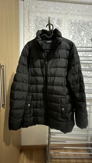 Abrigo acolchado plumas Tommy Hilfiger negro XL