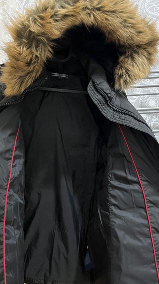 Abrigo acolchado plumas Tommy Hilfiger negro XL