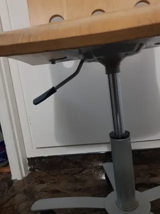 Silla Escritorio Giratoria Madera